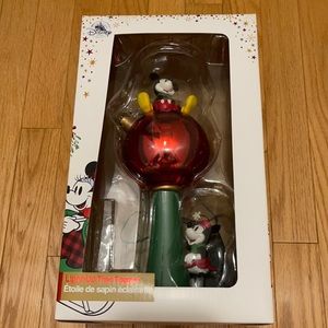 Mickey & Minnie Mouse Christmas tree topper Disney Store